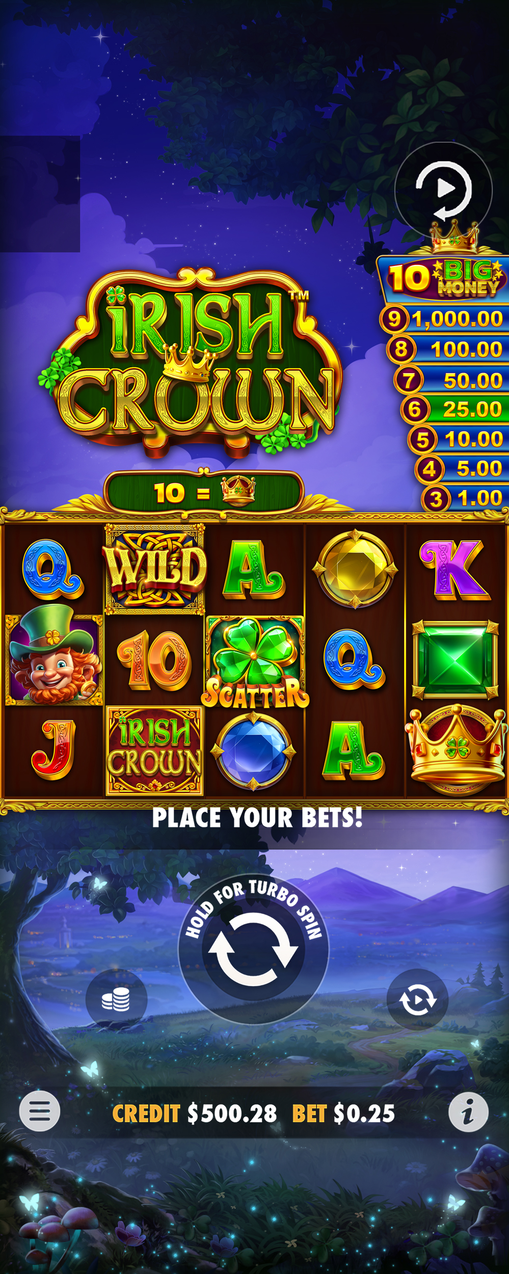 Irish Crown - screenshot with slot description 5